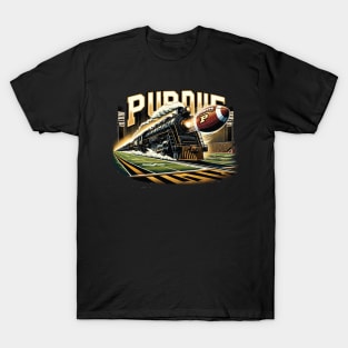 PURDUE Football Tribute - Football Purdure University Design Purdue Tribute - Football Player T-Shirt